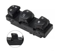 Alanmoship Front Left Power Master Window Switch Lifter Button Control For Renault For Kadjar 2015-2021 OE 254011766R Direct Replacement Black Plastic Interior Part