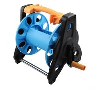 Alanmoship Garden Hose Reel Heavy Duty For Outdoor Use Wall-Mountable, Semi-Open Design For Elegant Water Hose Storage, 32.5x32cm(blue)