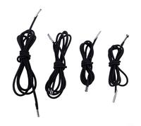 Alanmoship Garden Lounger Chair Elastic Cord Ropes Replacement Kit Oxford Material Black
