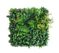 Alanmoship Garden Trellis Panels With Artificial Leaves Garden Fence Screening Expandable Garden Greenery Backdrop Decoration 50 * 50cm For Home Hotel Living Room Cafe(2)