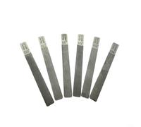 Alanmoship Guitar Nut File Set 6Pcs Stainless Steel Fret Crowning Slot Filing Luthier Repair Tool Kit For Acoustic 12-53 Electric 09-42 10-46 Guitar Bass Ukulele(electric 10-46)