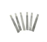 Alanmoship Guitar Nut File Set 6Pcs Stainless Steel Fret Crowning Slot Filing Luthier Repair Tool Kit For Acoustic 12-53 Electric 09-42 10-46 Guitar Bass Ukulele(electric 09-42)