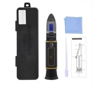 Alanmoship Handheld Refractometer For Soy Milk 0-25% Concentration And 0-32% for Brix, Automatic Temperature Compensation Sugar Content Tester With High-Resolution Optical System