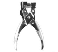 Alanmoship Heavy Duty Manual Punch T-Shaped Steel Hole Punch Airplane Hole Euro Slot Punch Butterfly T-Hook Clamp Pliers Cutter For Paper PVC Card