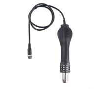 Alanmoship Hot Air Handle Replacement for 858A/858D Solder Station, 12V/24V Non-Slip Grip, High Temp Resistant Repair Tool(12V)