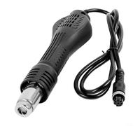 Alanmoship Hot Air Handle Replacement for 858A/858D Solder Station, 12V/24V Non-Slip Grip, High Temp Resistant Repair Tool(24V)