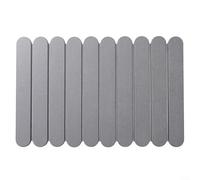 Alanmoship Large Diatomaceous Earth Dish Drying Mat for Kitchen Counter, Quick Dry Non-Slip Roll Up Stone Mat, Absorbent Drainer for Plates Cups, Grey 40x12cm(light gray)
