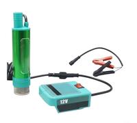 Alanmoship Lithium-Ion Battery Pump For MT18V Batteries 38Mm Diesel Transfer Pump 40-60L/min Oil Water Pumping Device 2.4M Cable Portable Lightweight 18Cm Height Green