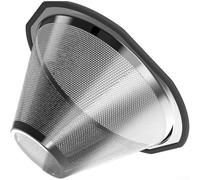 Alanmoship Long Lasting 304 Stainless Steel Coffee Filter Compatible With Kalita Wave 185 For Smooth Pour Over Brewing Featuring Reusable Fine Mesh Structure And Clean Maintenance At