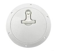 Alanmoship Marine Deck Hatch Cover 6 Inch With Rotating T-Handle Leak-Proof Plastic Inspection Port With O-Ring Seal For Boat Yacht RV For Kayak 212Mm Outer Diameter