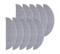 Alanmoship Microfiber Mop Cloth Replacement Kit For Roborock Q10 S5/S5+, Q10 Vf/Vf+, Q10V/Q10V+, Washable Pads For Hygienic Floors In Homes With(10 PACK)