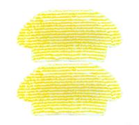 Alanmoship Mop Cloth Kit for Karcher RCV 3 and RV3 Robot Vacuum Cleaner, Washable Reusable Microfiber Pads for Home Cleaning with Pets and Children, 2 Pack(2 PACK)