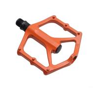 Alanmoship Mountain Bike Pedals Aluminum Alloy Double Bearing Lightweight Anti-Slip Platform Pedals For MTB Road Cycling Bicycle 9.78x5.99cm Black Red Orange Green Purple(Orange)