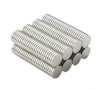 Alanmoship Neodymium Strong Magnets 100 Pcs Cylinder N42 Grade Rare Earth Magnets 8Mm Diameter X 1Mm Thick For Crafts DIY Fridge Whiteboard