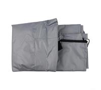 Alanmoship Outdoor Fridge Cover for 3.0 Cu Ft Upright Freezer, Waterproof 210D Oxford Protector with Storage Pockets and Windproof Straps, 56x58x86cm 58x58x142cm(grey S)