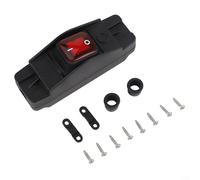 Alanmoship Outdoor Weatherproof Single Fuse Switch 6A 250V AC Weatherproof Electrical Power Control For Garden Lights And Lawn Equipment