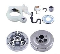 Alanmoship Passive Disc Clutch Drum Spur Sprocket Cover Kit for MS251 MS231 MS231C MS251C Chainsaw for Worm Gear Oil Pump 1143 640 2002 Metal Silver