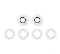 Alanmoship Pool Cleaner Wheel and Pulley Gear Set, Replacement Parts Kit with 4 Guide Wheels and 2 Gears for CC Plus M200 M400 M500 for DX3 for DX4 DX6 for Premier