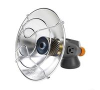 Alanmoship Portable Outdoor for MINI Gas Heating Stove For Winter Camping, Hiking, Fishing And Skiing With Stainless Steel And Copper Safety Cover, No Gas Tank Required