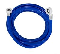 Alanmoship PVC Washing Machine Water Inlet Pipe 1.5/2.5/3m Dishwasher Hose Cold Fill Extra Long 90 Degree Bend Burst-Proof Blue Multi-Use Appliance Accessory(3meter)