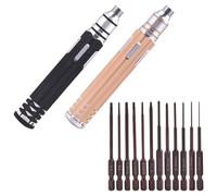 Alanmoship RC Hobby Tools hex Screwdrivers Kit,Magnetic Screwdrivers for DJI for Elf 34 General Purpose Models, RC Cars, RC Helicopters, RC Boats, RC Drones, Robots(Brown)