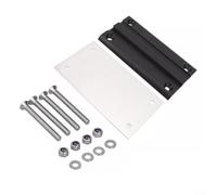 Alanmoship Removable RV Table Leg Bracket Support 360° Swivel Adjustable Height Aluminum Alloy For Caravan Marine Boat MPV Yacht Deck Terrace Space-Saving Easy Install(silver black)