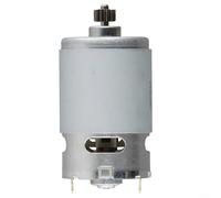 Alanmoship Replacement Cordless Drill Motor 10.8V 11 Teeth Electric Motor For DAYI T22/1006 Li-Ion Tool Parts Steel Construction 76Mm*38mm Silver