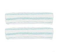 Alanmoship Replacement Mop Cover for Leifheit Window Washer M, Washable Microfiber Pad with Corner Bristles for Frames and Glass, 27.5x6.8cm(2 PCAK)