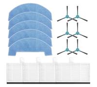 Alanmoship Replacement Spare Parts Kit for Mamibot EXVAC700 Pioneer Vacuum Cleaner Accessories 6 Side Brush, 4 Filter, 5 Mop Cloth Accessories Kit for Mamibot