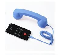 Alanmoship Retro Phone Handset For IPhone Wired USB-C Landline-Style Handle Receiver, 23 Cm Ergonomic ABS Design For Calls, Video Conferences Desk Use, Multicolor