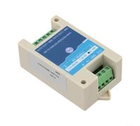 Alanmoship RS485 to Analog Converter Module, for Modbus RTU, 2/4 Channel 0-10V 4-20mA Signal Acquisition with 12-Bit Resolution, for Industrial Automation Control Systems White(4-channel 0-10V)