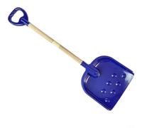 Alanmoship Snow Shovel For Children With Modular Wooden Handle And Detachable Plastic Scoop, Adjustable Design Accommodates Different Stature Levels(Dark blue)