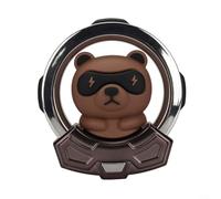 Alanmoship Sound Activated Ambient Light Car Air Vent Clip Cute Bear Aromatherapy Diffuser Music Rhythm Interior Decoration, for Vehicle Cabin(D)