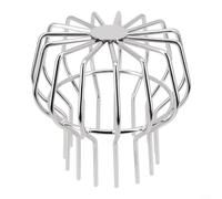 Alanmoship Stainless Steel Roof Drain Cover Mesh Guard, for Gutter Downspout Leaf Protection Prevents Clogging in Garden Rainwater System 50mm to 200mm Silver(For 90-110mm pipe)