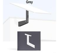 Alanmoship Standard Wall Mount For Starlink Dish Aluminum Alloy Bracket Kit With Mounting Base For V3 Model For Gen 3 Weather Resistant Installation Sturdy Support For Home Commercial Use(Grey)