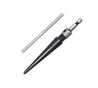 Alanmoship T-Handle Tapered Reamer Set 2 Pieces Multi-Function Tool For Wood Metal Plastic Luthier Guitar Work Chamfering Deburring 3-13mm & 5-16mm