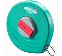 Alanmoship Tape Measure with Advanced Fiberglass Dual Scale Shockproof Waterproof Design for Construction and Laboratory Use, Red or Green(10m【Green】)