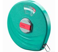 Alanmoship Tape Measure with Advanced Fiberglass Dual Scale Shockproof Waterproof Design for Construction and Laboratory Use, Red or Green(30m [Green])