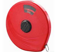 Alanmoship Tape Measure with Advanced Fiberglass Dual Scale Shockproof Waterproof Design for Construction and Laboratory Use, Red or Green(50m [Red])