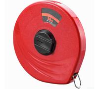 Alanmoship Tape Measure with Advanced Fiberglass Dual Scale Shockproof Waterproof Design for Construction and Laboratory Use, Red or Green(30m [Red])