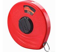Alanmoship Tape Measure with Advanced Fiberglass Dual Scale Shockproof Waterproof Design for Construction and Laboratory Use, Red or Green(20m [Red])