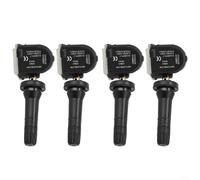 Alanmoship Tire Pressure Monitor Sensor TPMS 13506028 Compatible with for OPEL Adam 2012-2017, Ampera, Antara, Astra J/K, Corsa D/E, for MERIVA B, for MOKKA, Zafira C, Black ABS for Car Safety(4PCS)