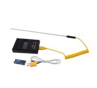 Alanmoship TM-902C K-Type Digital Thermometer with LCD Display, Thermocouple Probe and 1m Fiberglass Sensor Cable, Temperature Range -50°C to 750°C, 300mm Probe up to 1200°C