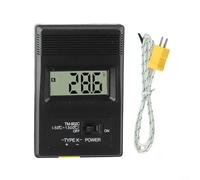 Alanmoship TM-902C LCD Thermometer With 1M Flexible K-Type Probe For Fast Response In Industrial Temperature Testing