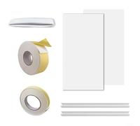 Alanmoship Two-Piece Air Conditioner Side Insulation Panel Kit, EVA Foam Board Sealing Set For Window-Mounted Units 5000-22000 BTU, Reduces Noise, Blocks Drafts