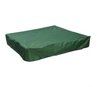 Alanmoship Waterproof Oxford Cloth Square Sandbox Cover For Kids Garden Play Area, Outdoor Protective Dust Cover, Green, 180 X 180 X 20 Cm