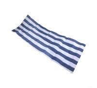 Alanmoship White and Blue Striped Beach Lounger Replacement Cloth 120x44cm, Water-Resistant Polyester Fabric, for Deck Chair Sun Lounger Outdoor Camping Garden(1pc)