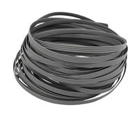 Alanmoship Wicker Weaving Repair Kit,120 Feet Long 8 Mm Weave Material Reed Synthetic Rattan Woven Knit Furniture Plastic Cane Fix For Garden Patio Chair Sofa Box(grey)