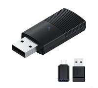 Alanmoship Wireless For CarPlay Adapter Box With Type-C Port Car Link Dongle Auto Connect Converter For Factory Built-in Wired For CarPlay System Black