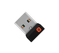Alanmoship Wireless Usb Receiver Adapter For Mouse Keyboard Connects 6 Devices Compatible With M905 M325 M585 M510 M705 M950 K400 Plus M570 Trackball In Black
